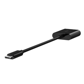 3.5mm Audio + USB-C Charge Adapter, Zwart, hi-res
